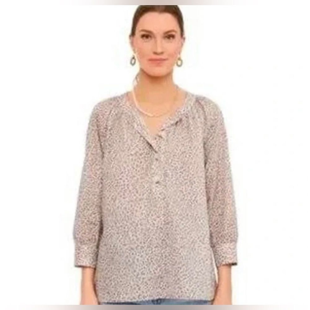 TUCKERNUCK Leopard Print Women's Top; Size Small - Picture 6 of 8